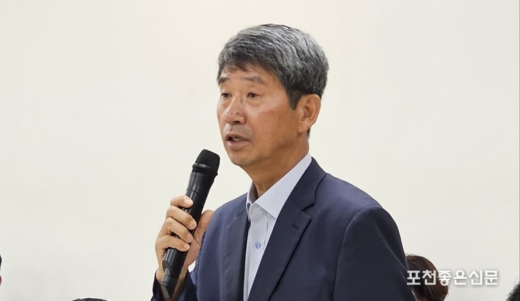 석영환 신임 포천농업재단 대표이사. 7월 24일 자로 부임했다. (사진=문석완 기자)
