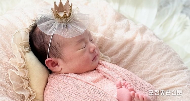 이채리 양이 잠들어 있는 모습이 너무 귀엽고 예쁘게 보인다.