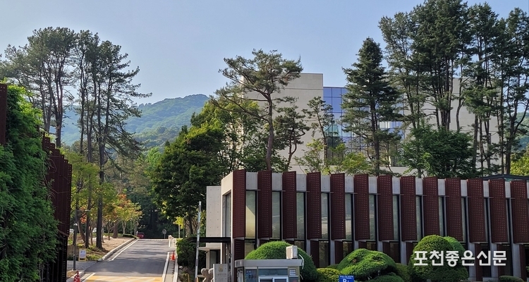 광릉추모공원 봉안당 전경.