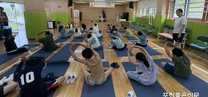 군내면·차 의과대, ‘내 몸 바로 알기 사업’ 초등학생까지 확대 운영